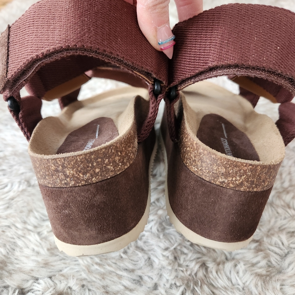 Free People Intentionally Blank Zona Platform Sandals Tobacco Brown Size EU 38 - Picture 7 of 13